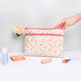 Small floral cosmetic bag