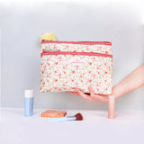 Small floral cosmetic bag