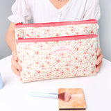 Small floral cosmetic bag