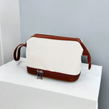 Double layer cosmetic bag