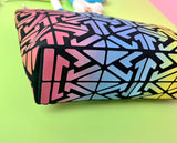 Colorful laser cosmetic bag