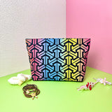 Colorful laser cosmetic bag